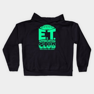 Alien E.T. UFO Believer Club Kids Hoodie